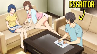 🔶️EL JOVEN ESCRITOR QUE SE ENAMORÓ DE SUS HERMANAS | Anime Resumen