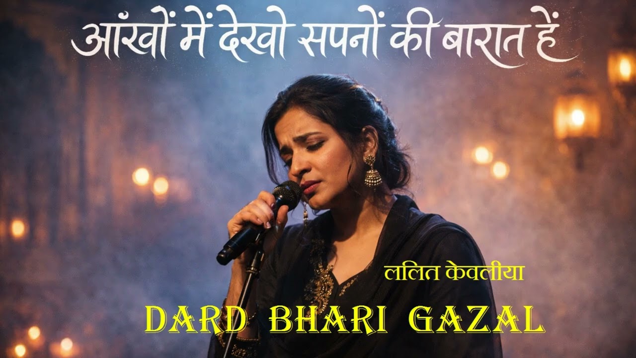 Ankho Me Sapno Ki Barat | आंखों में  सपनों की बारात है | Cinematic Sufi Ghazal | Female Voice