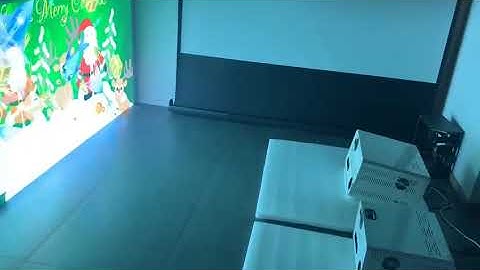 defilabs AIO interactive floor and wall system start and off automatically video shows