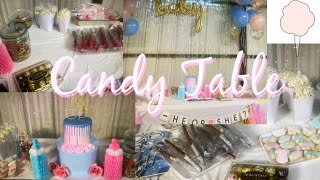 GENDER REVEAL CANDY TABLE TREATS | DIY TREATS FOR A DESSERT CANDY BAR