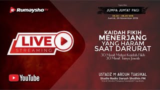 [ LIVE ] Kaidah Fikih : Menerjang yang Haram Saat Darurat - Ustadz Muhammad Abduh Tuasikal