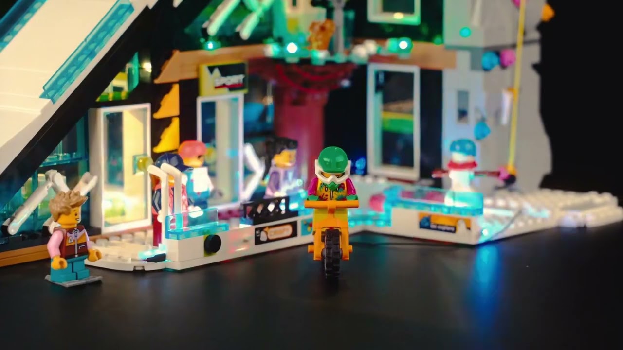 Light Kit for LEGO Ski and Climbing Center #60366 – ZENE