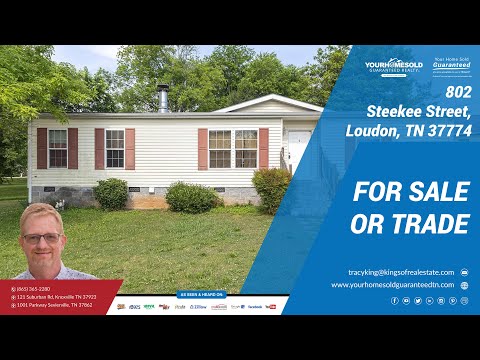 802 Steekee Street, Loudon, TN home video tour