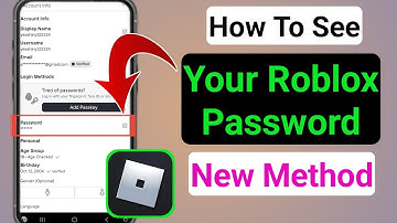 How To See Your Password in Roblox New 2025 | How To Know Roblox Password