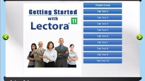 Getting Started with Lectora Templates