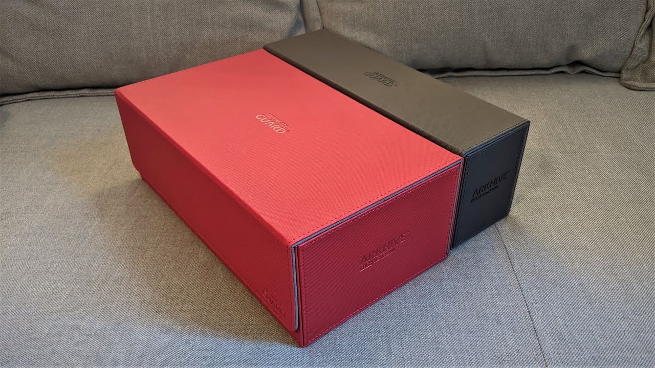 How I store my trading cards [Ultimate Guard Arkhive 800+] - YouTube