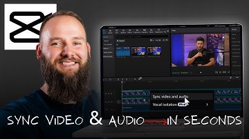 How to Automatically Sync Video & Audio on CapCut in Seconds | Mac & PC