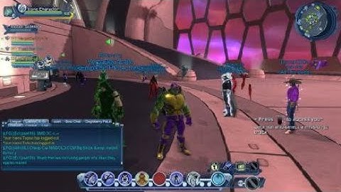 DC Universe Online is garbage. look at the lag. The developers are noobs and scrubs.