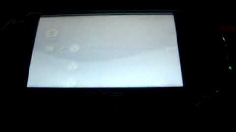 Easter Eggsploit running on PSP3K