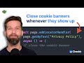New in Playwright end-to-end testing: detect & close unpredictable overlays with "addLocatorHandler"
