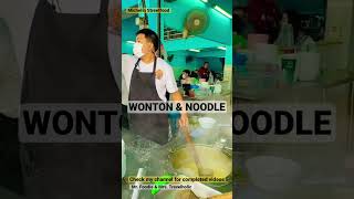 WONTON & NOODLE, MICHELIN STREET FOOD IN THAILAND