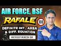 DEFINITE INT., AREA &amp; DIFF. EQUATION THEOREM Part-8 | Airforce, BSF Maths  Batch by Mukesh Sir
