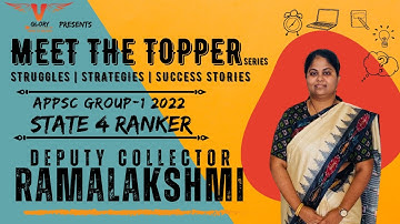 Interview of APPSC GROUP-1 2022 State 4th RANKER Neelapu Ramalakshmi (Deputy Collector)