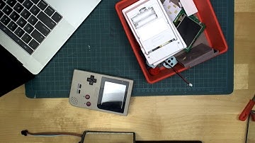 Retro ESP32 Gameboy Shell Assembly