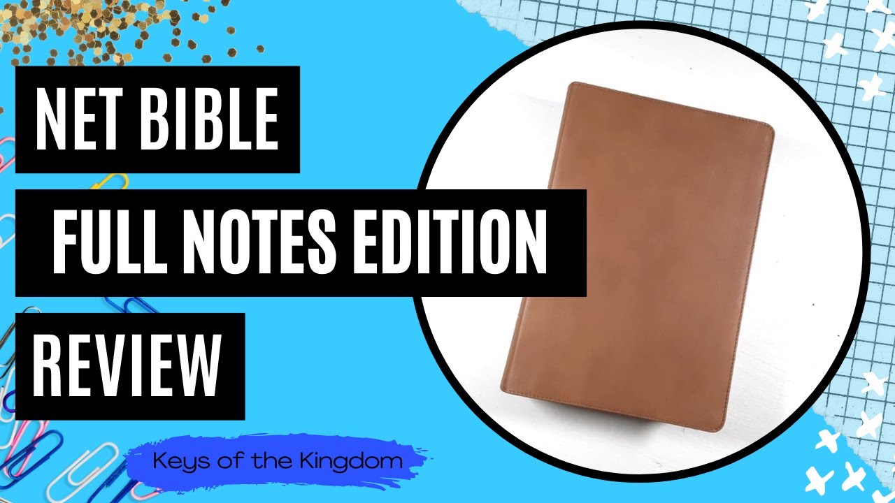 NET Bible Full Notes Edition Review | #Harper Collins | #NET Full Notes ...