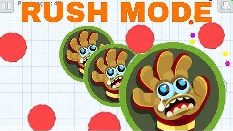 Agario Rush mode team with warrior destroy players