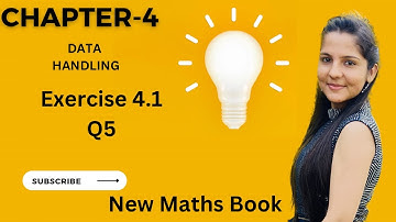Class-8 Ex-4.1, Q5 (Data Handling) Chapter4 Math, New CBSE NCERT Book Syllabus 2023-24