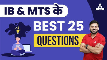 Top 25 GK/GS Questions for IB Security Assistant & MTS | By Navdeep Sir