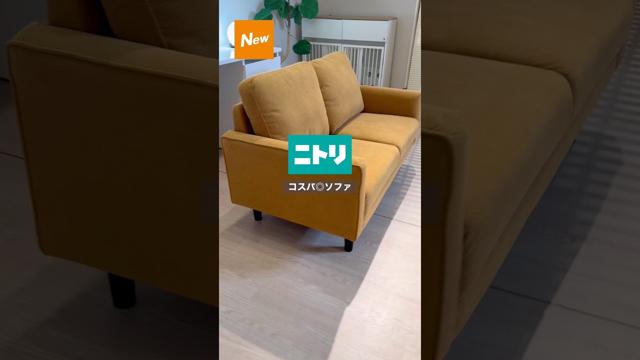 Simple design 2-seater sofa #Nitori #Nitori products #sofa