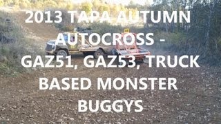 ►RUSSIAN  MONSTER TRUCKS - GAZ51, GAZ53, - 2013 TAPA AUTOCROSS Resimi