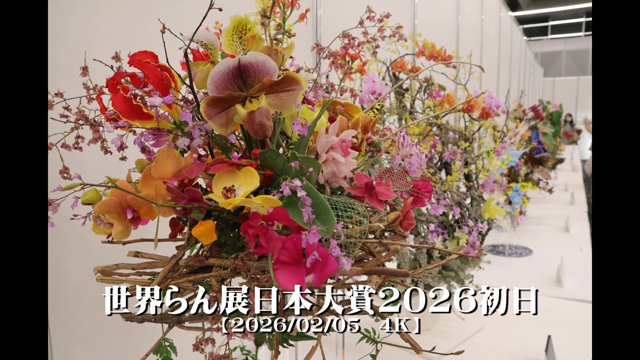 20260205世界らん展日本大賞2026初日【４Ｋ】