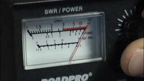 Testing a horizontal dipole antenna - 1.1 SWR