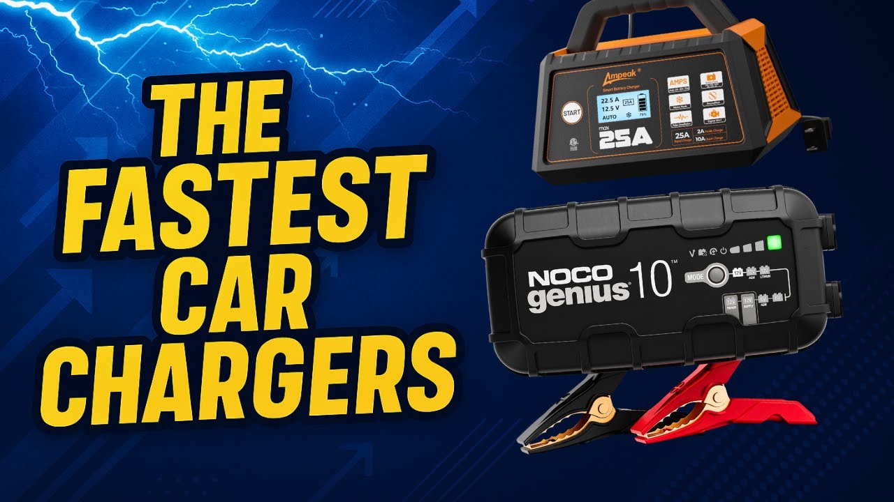 Top 5 Car Battery Chargers for Quick Charge 2025 — Fast & Reliable ...