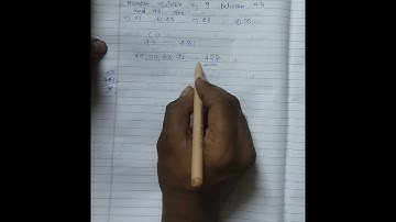 SSC CGL 2024 | Numbers divisible by 9 between 43 and 481 are