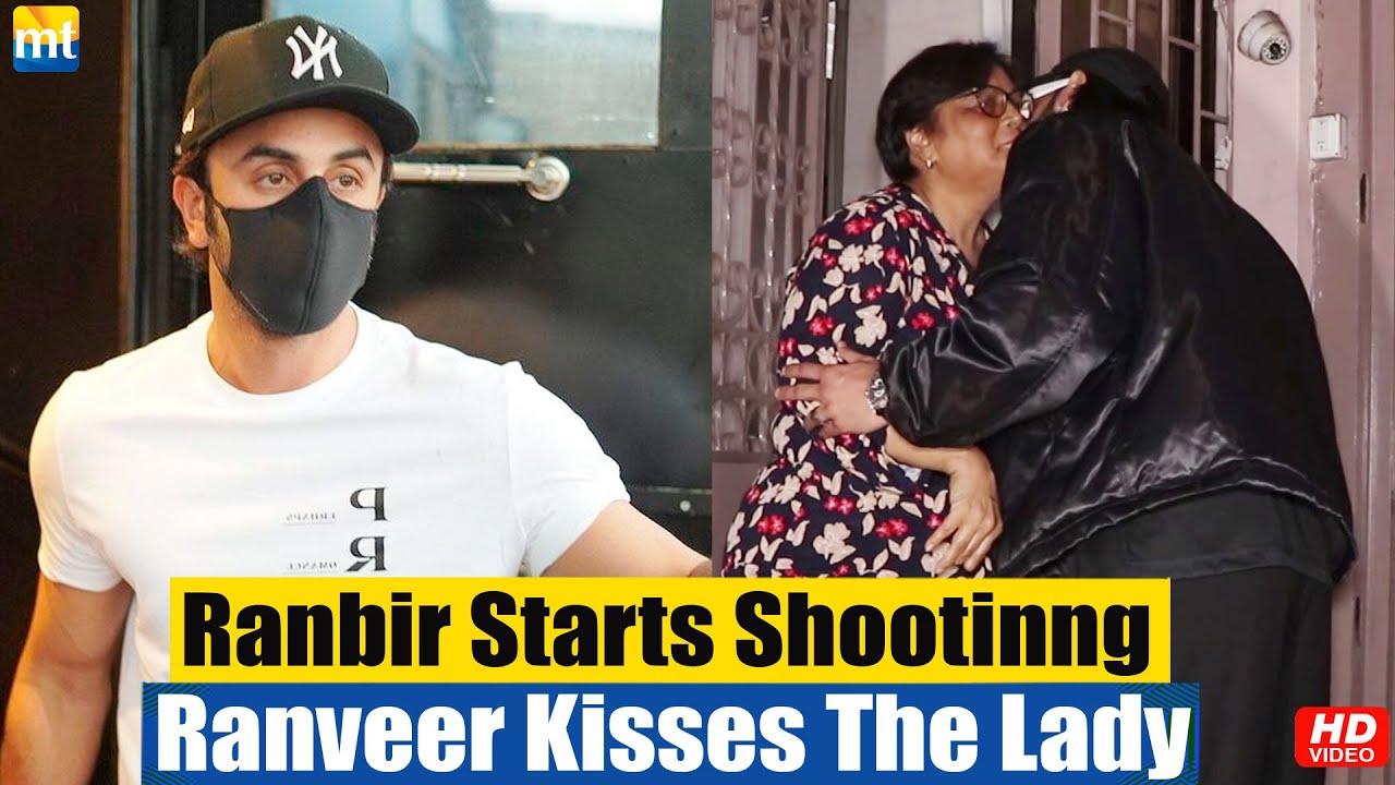 Ranbir Kapoor begins next schedule of Luv Ranjan's film, Ranveer Singh kisses the lady