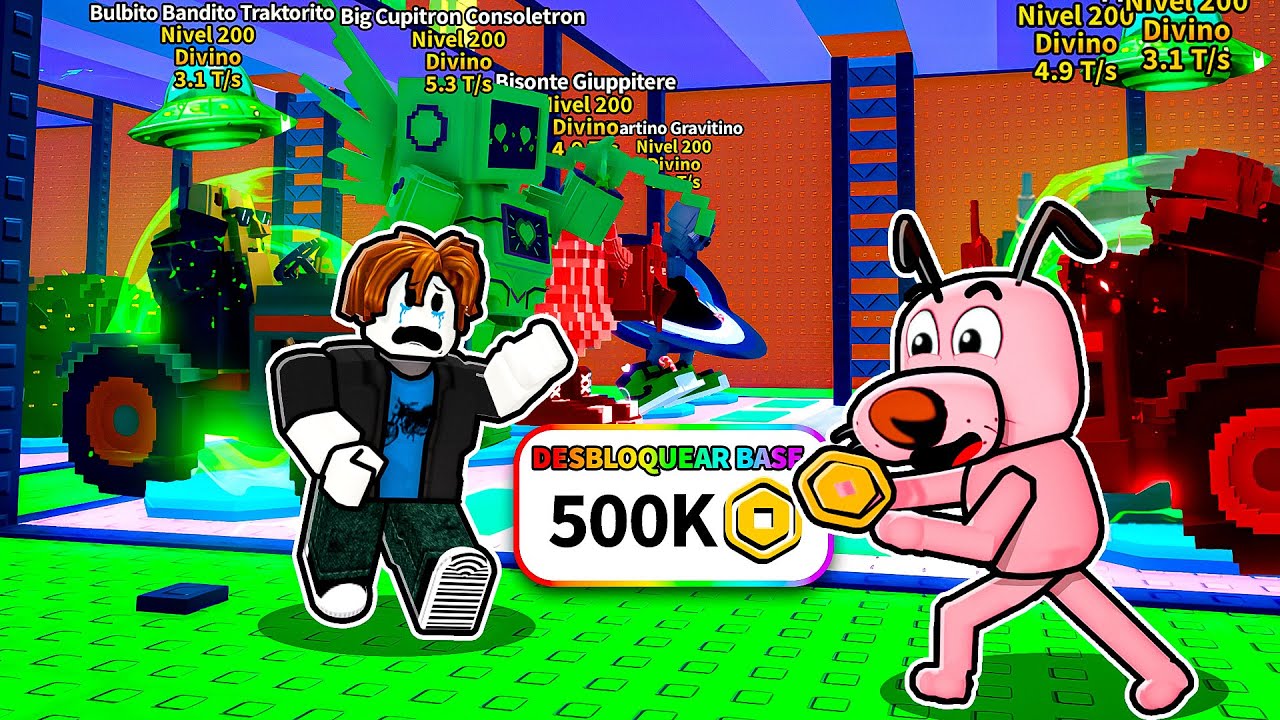 Me GASTE todos mis ROBUX para ROBAR BRAINROT DIVINOS en Escapa del TSUNAMI por BRAINROTS 😱