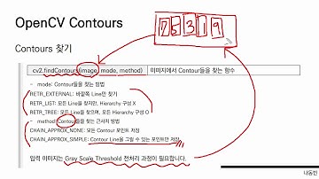 OpenCV Contours [ Python 데이터 분석과 이미지 처리 ]