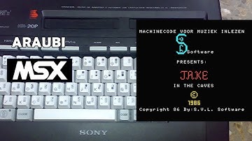 Jake in the Caves (SVL Software, 1986) MSX [663] Walkthrough