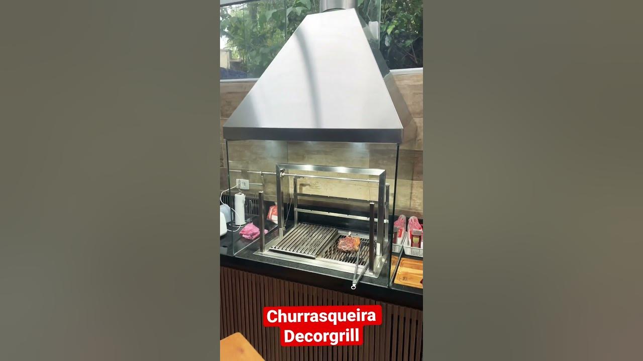 Churrasqueira em Inox sob medida em funcionamento! Churras de verdade! 🥩🔥