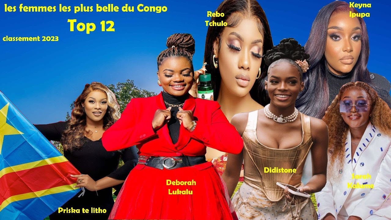 les femmes le plus belles de la RDC  Top 12