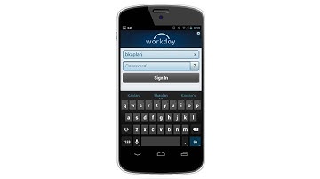 How to Install and Log in to Workday for Android