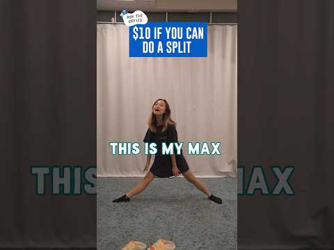 $10 If You Can Do A Split! 🏃🏻‍♀️‍➡️ #lifeattsl #shorts