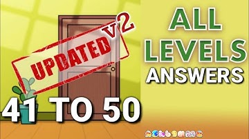 Escape Room Game Level 41 - 50 Mystery Word