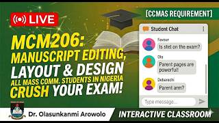 2 DAYS COUNTDOWN TO MCM 206 EXAM | Exam-Type Questions | Manuscript Editing, Layout & Design