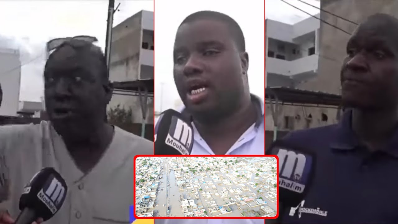 Inondations à Touba : Réaction Très Tendus entre les Populations...