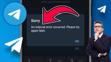 how to fix an internal error occurred please try again telegram (update 2025)