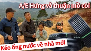 TIN VUI .! CÙNG A/E HƯNG THUẬN MỒ CÔI MUA ỐNG NƯỚC + DÂY ĐIỆN KÉO XUỐNG NHÀ MỚI CHUẨN BỊ XÂY NHÀ