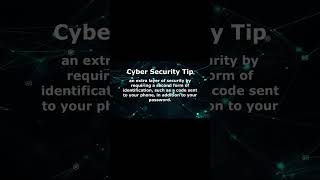 2 factor authentication to make you 👀 twice, post a comment 👇or give a 👍🏼 4 more #cybersecuritytips