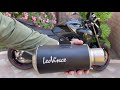 Exhaust on Kawasaki z800 “Leo-Vince” выхлоп на Кавасаки z800 Лео-Винчи. Video on IPhone 12 Pro-Max