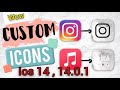 How to Customize App Icons &amp; Name On iOS 14||HOW TO CHANGE YOUR APP ICONS | IOS 14. 1