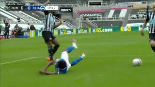 Tariq Lamptey performance  vs Newcastle