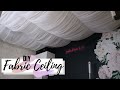 **BEAUTIFUL CEILING MAKEOVER** DIY FABRIC CEILING | WAVED-STYLE CEILING TUTORIAL