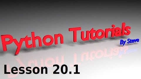 Python Tutorial v3.2.5 Lesson 20.1 - Introduction to len() and in (Part 1 of 2)