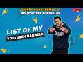 My YouTube Portfolio | 10 Channels | Travel • Crime • Bhakti • Cricket • AI • Mysteries • Movies