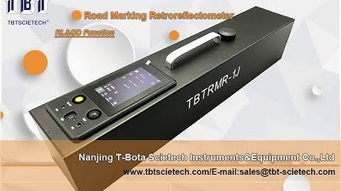 TBTRMR-1J Road Marking Retroreflectometer with RL&QD Value