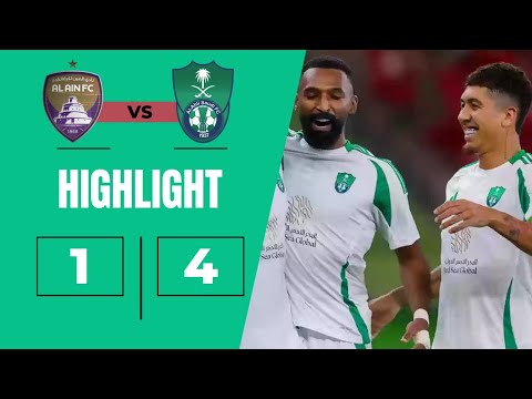 ملخص مباراة الأهلي السعودي ضد العين الإماراتي اليوم  